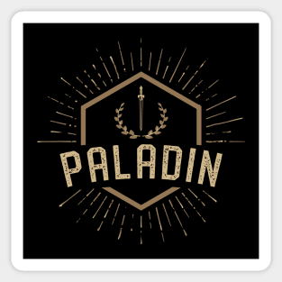 Paladin Character Class Tabletop Roleplaying RPG Gaming Addict Sticker